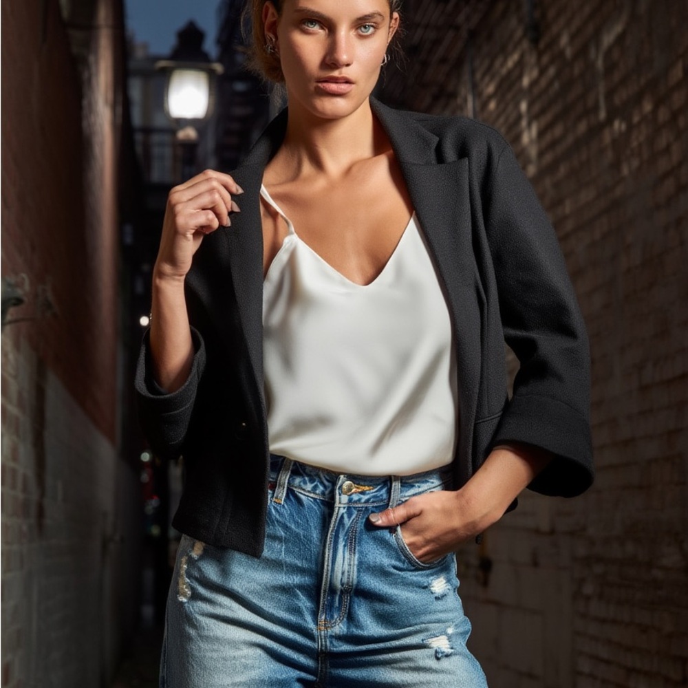 🌻5/$30🌻 CARROLL REED Vintage Black Blazer